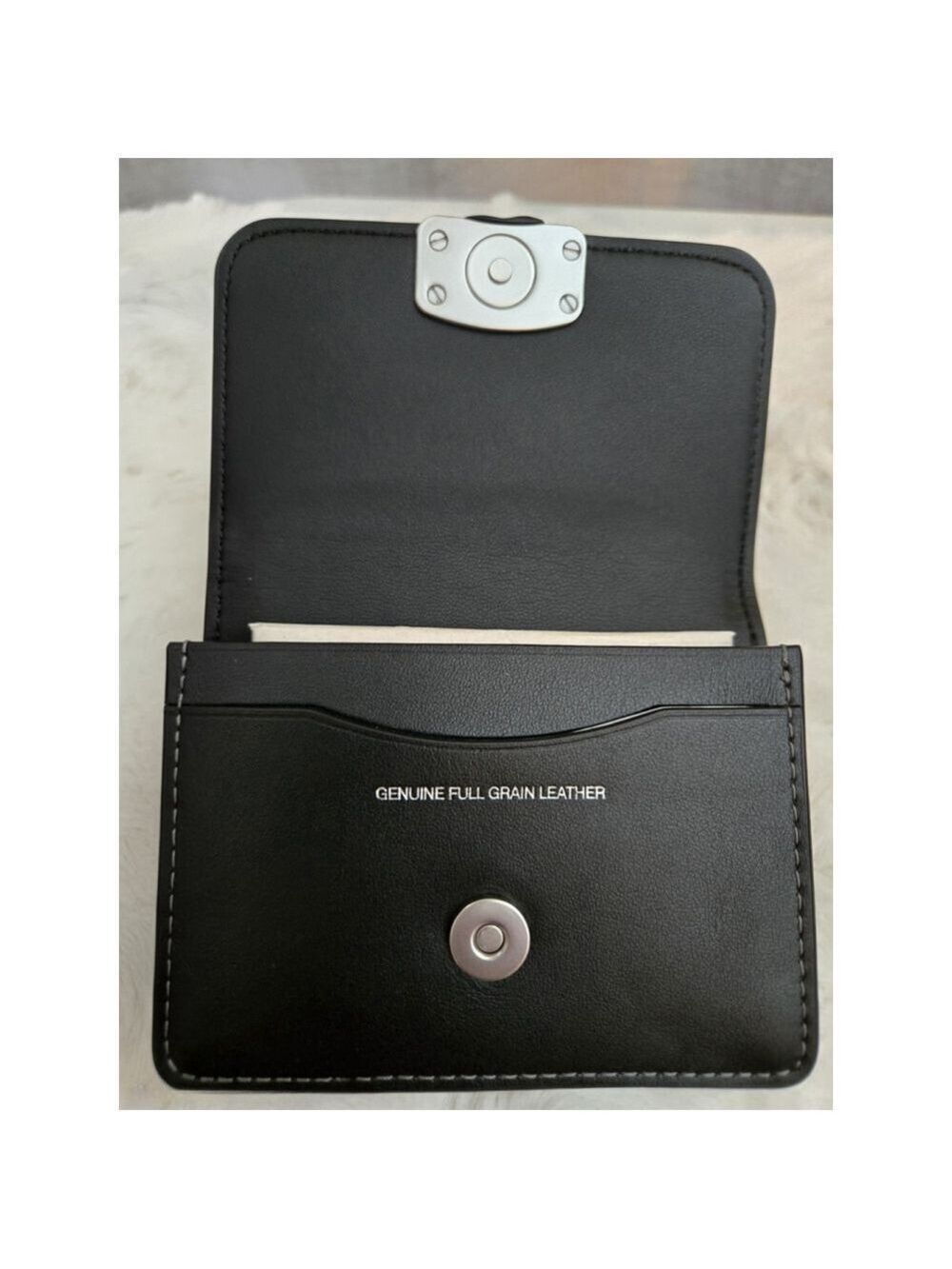 NWOT Andrea Mini Carryall Blackout Set W/ Wallet And Signature C Bag Charm - Picture 6 of 16